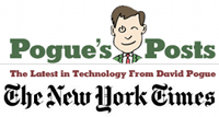 logo for New York Times column: The Latest in Technology from David Pogue